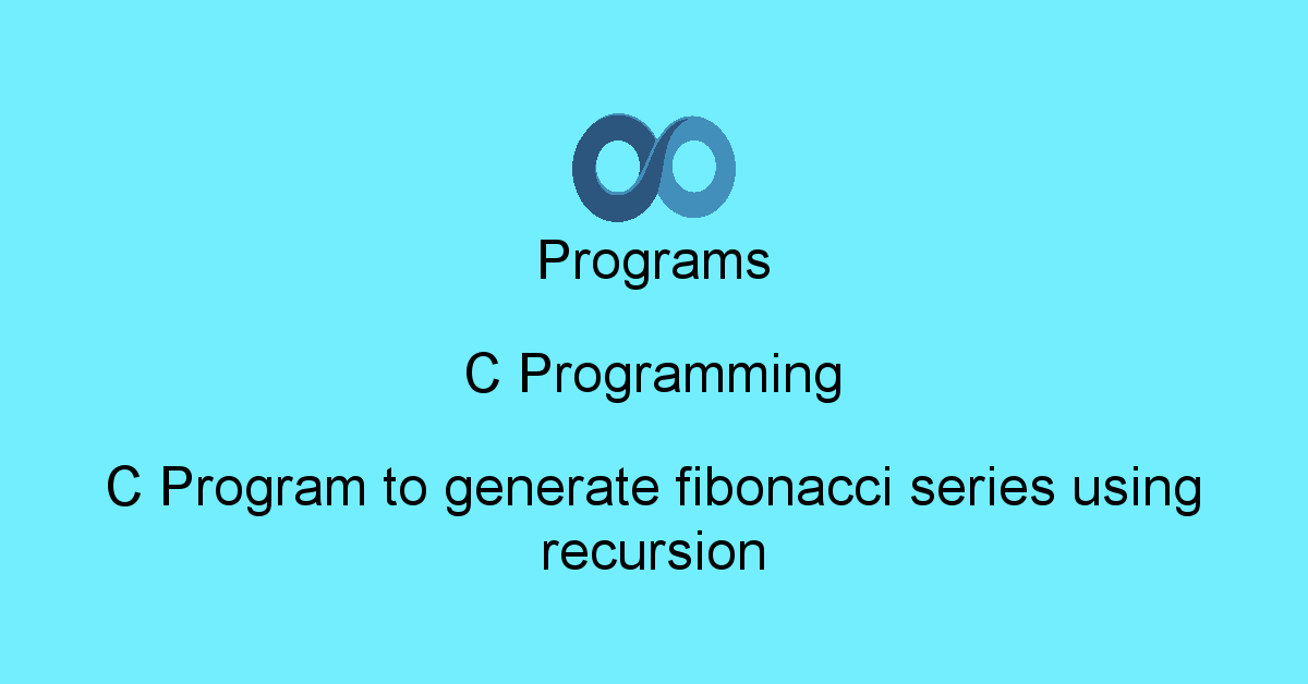 oodlescoop | C Programming Programs: C Program to generate fibonacci ...