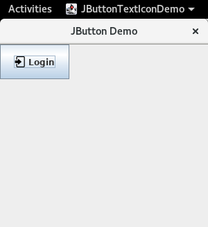 Swing JButton with text and icon Swing JButton with text and icon