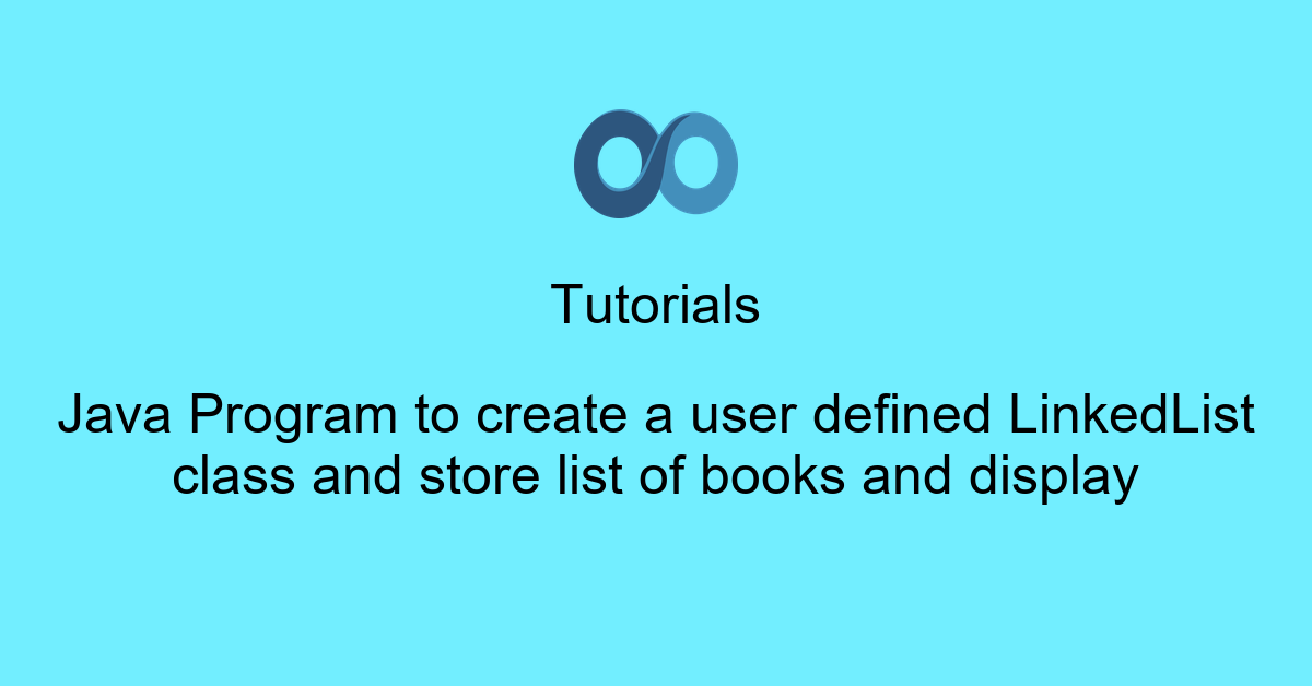 Java Program to create a user defined LinkedList class and store list of books and display