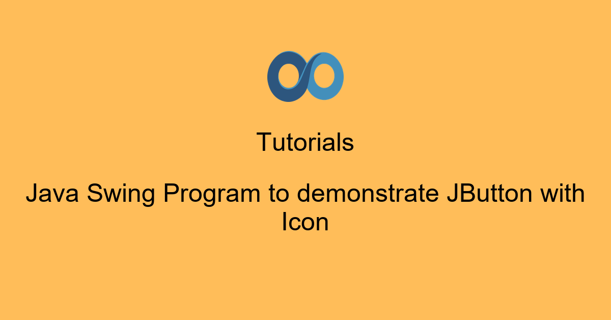 Java Swing Program to demonstrate JButton with Icon